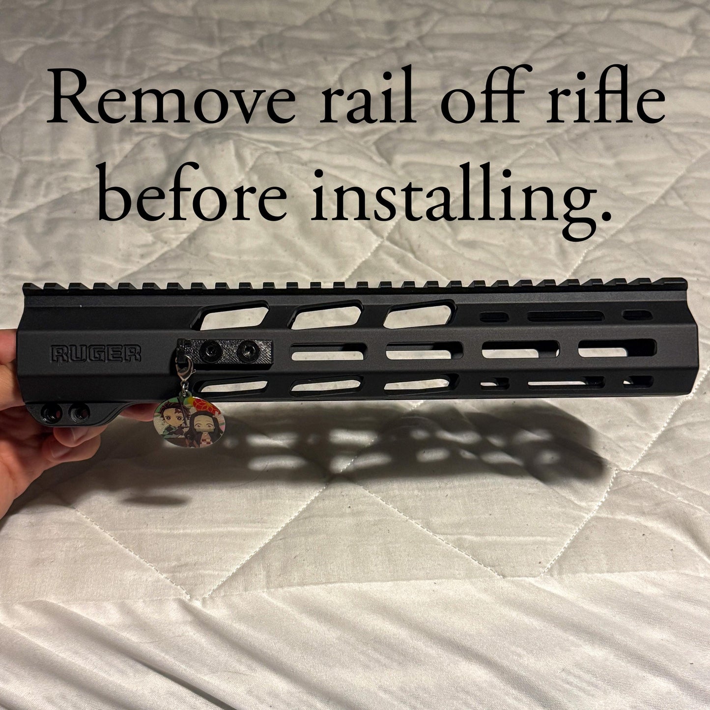 M-LOK Charm Holder 5-Pack: PETG Accessory Mount for Rifle/Airsoft