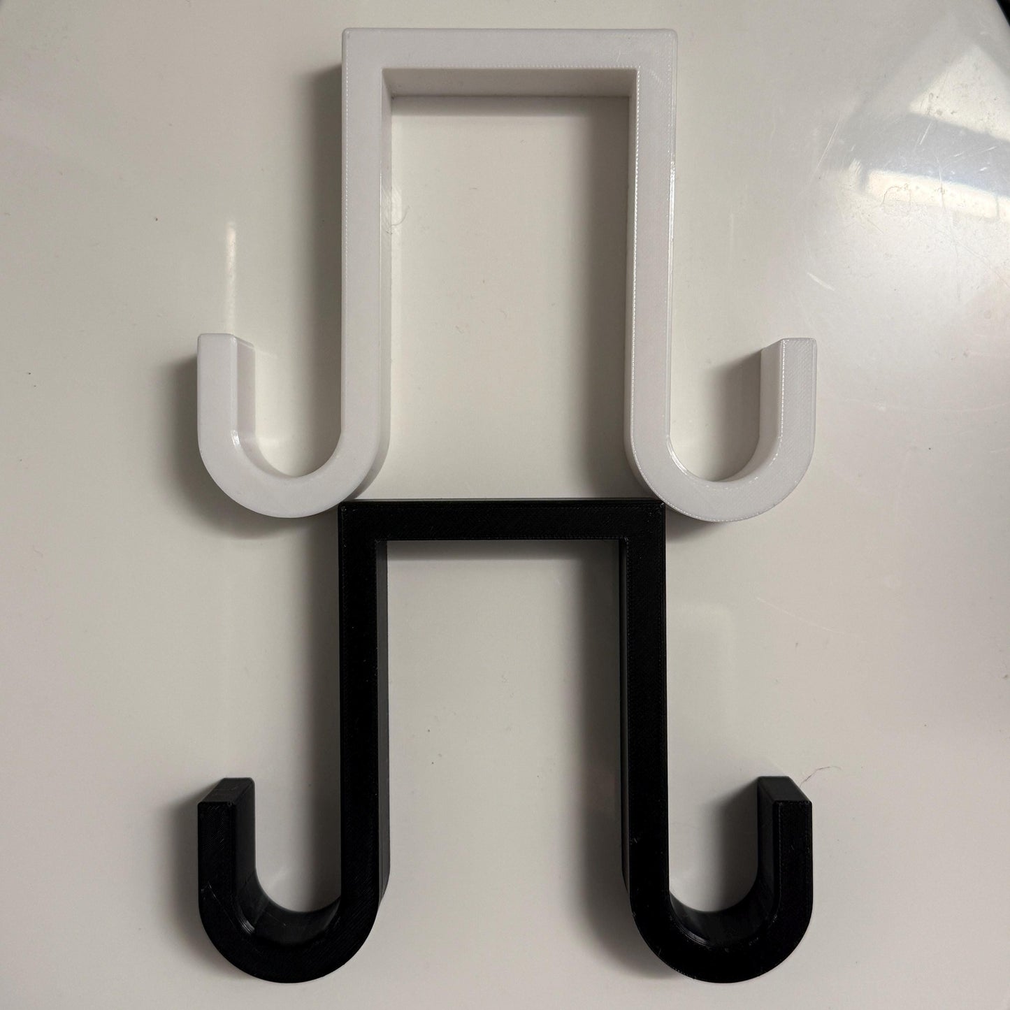 3D Printed Double Shower Door Hook: PETG Inside/Outside Hanger