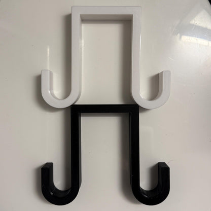 3D Printed Double Shower Door Hook: PETG Inside/Outside Hanger