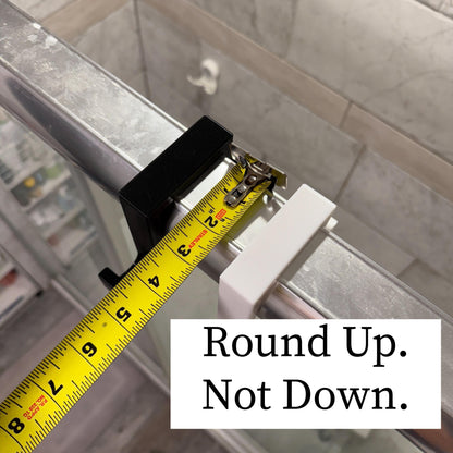 3D Printed Double Shower Door Hook: PETG Inside/Outside Hanger