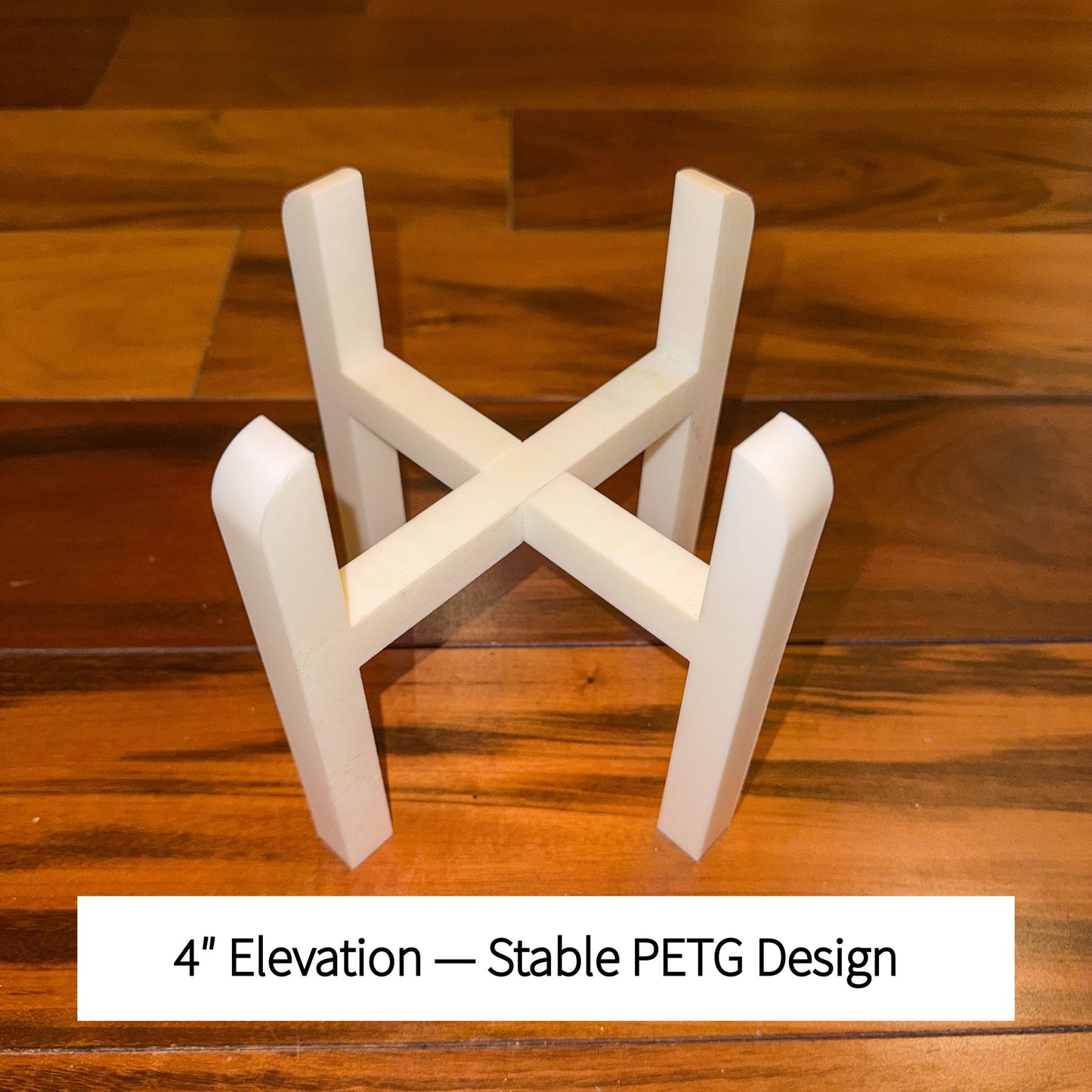 Custom Raised Bowl Stand | 3D Printed PETG | Size 3–7” | Cat & Small Dog Feeder