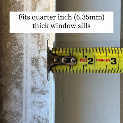 Window Sill Extender Tray – Raised Edge Modular No-Drill Plant Shelf