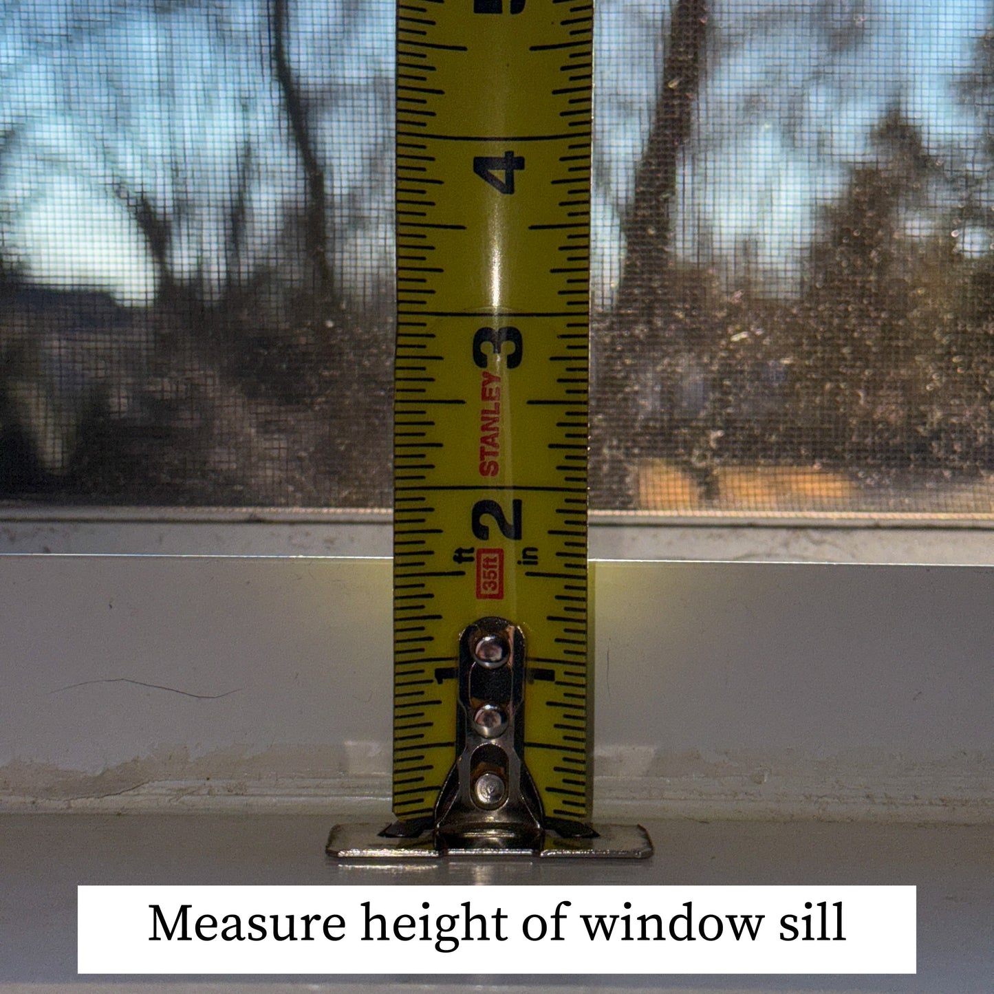 Window Sill Extender Tray – Raised Edge Modular No-Drill Plant Shelf