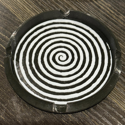 3-in-1 PETG Spiral Ashtray: Coaster Lid, Stash Box