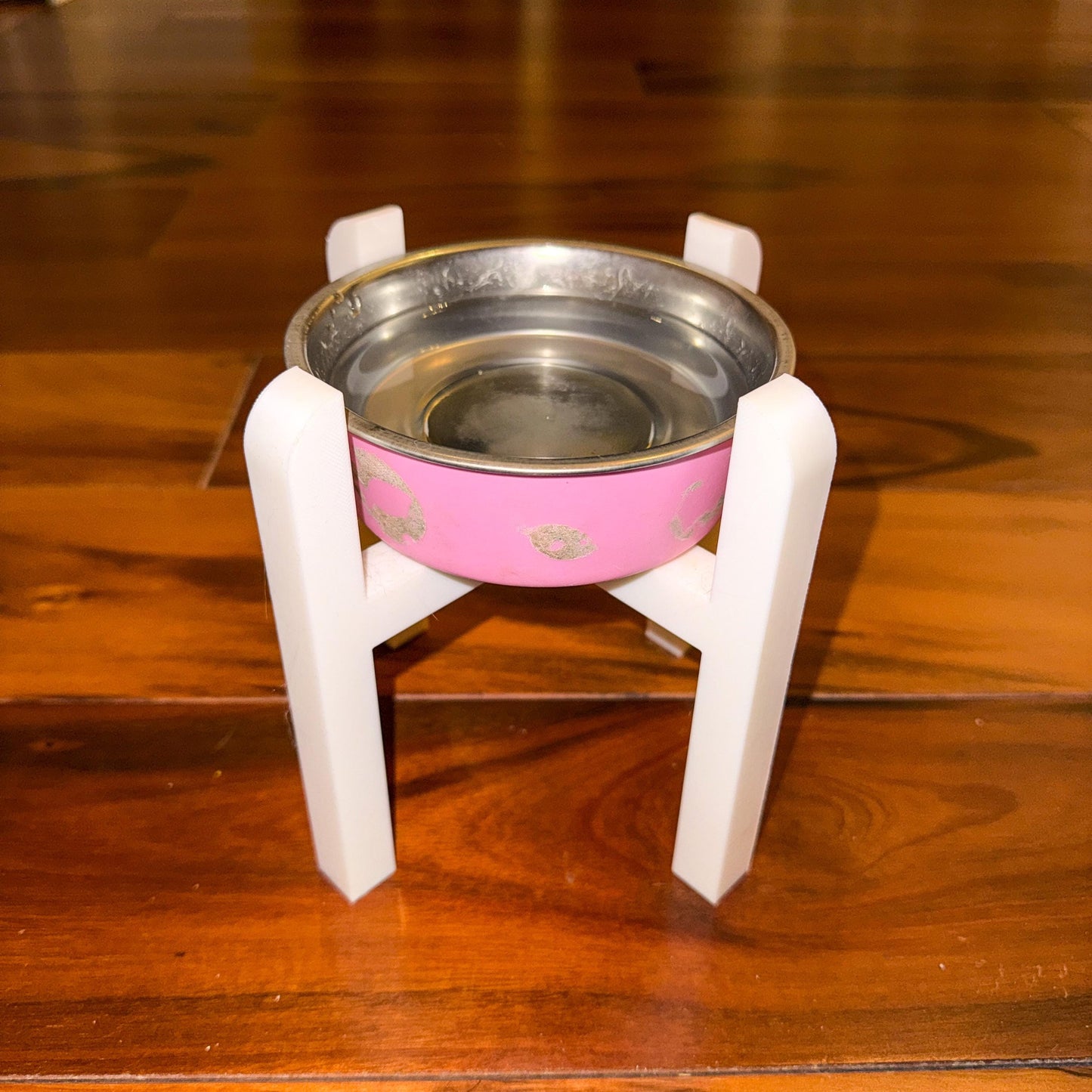 Custom Raised Bowl Stand | 3D Printed PETG | Size 3–7” | Cat & Small Dog Feeder