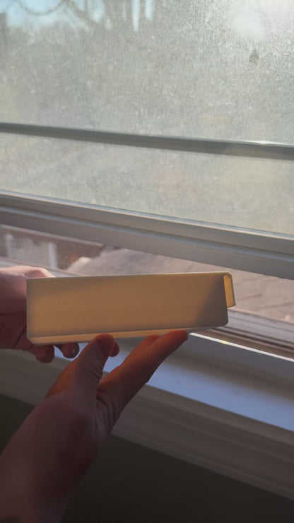 Window Sill Extender Tray – Raised Edge Modular No-Drill Plant Shelf